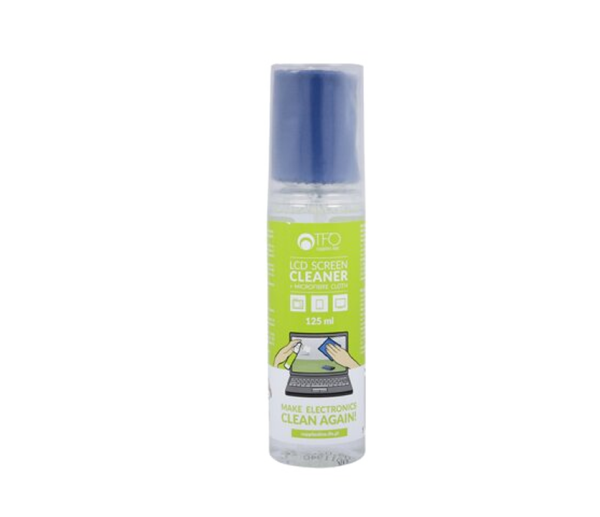 Anti-Bacterial Liquid Screen Cleaner with Microfibre Cloth - 125 ml