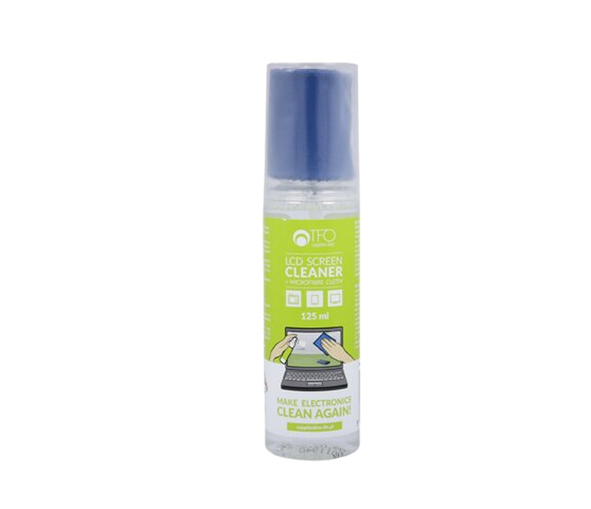 Anti-Bacterial Liquid Screen Cleaner with Microfibre Cloth - 125 ml - Image 1
