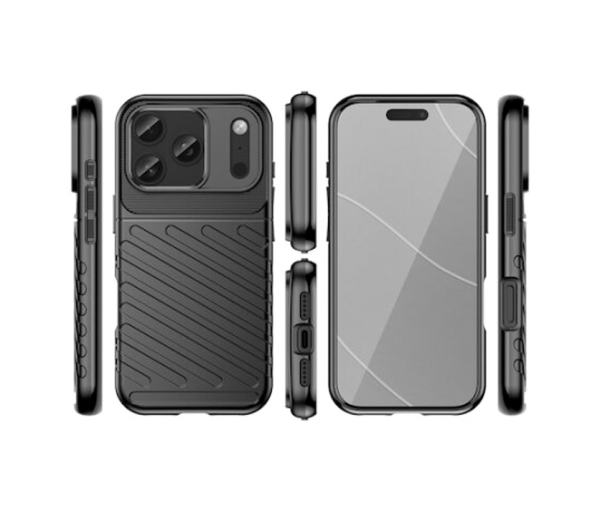 Olixar Black Thunder Case - for iPhone 17 Pro Max