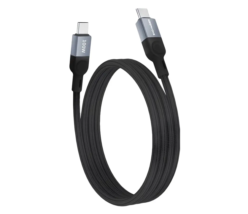 Cable USB-С to USB-C Keephone MagCoil 1 M PD 100W - Image 1